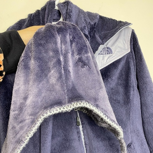 The North Face Women's Oso Hoodie Greystone Blue w/ Scarf & Hat Size M - Picture 16 of 16